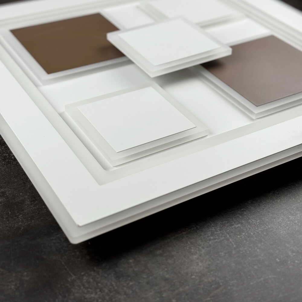 Світильник LED smart OXFORD з пультом 110Вт 3000-6000K 8000Lm Квадратний Коричневий 220435